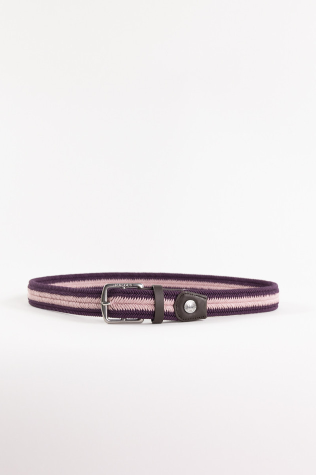 Bana Belt - Dark purple/Light pink