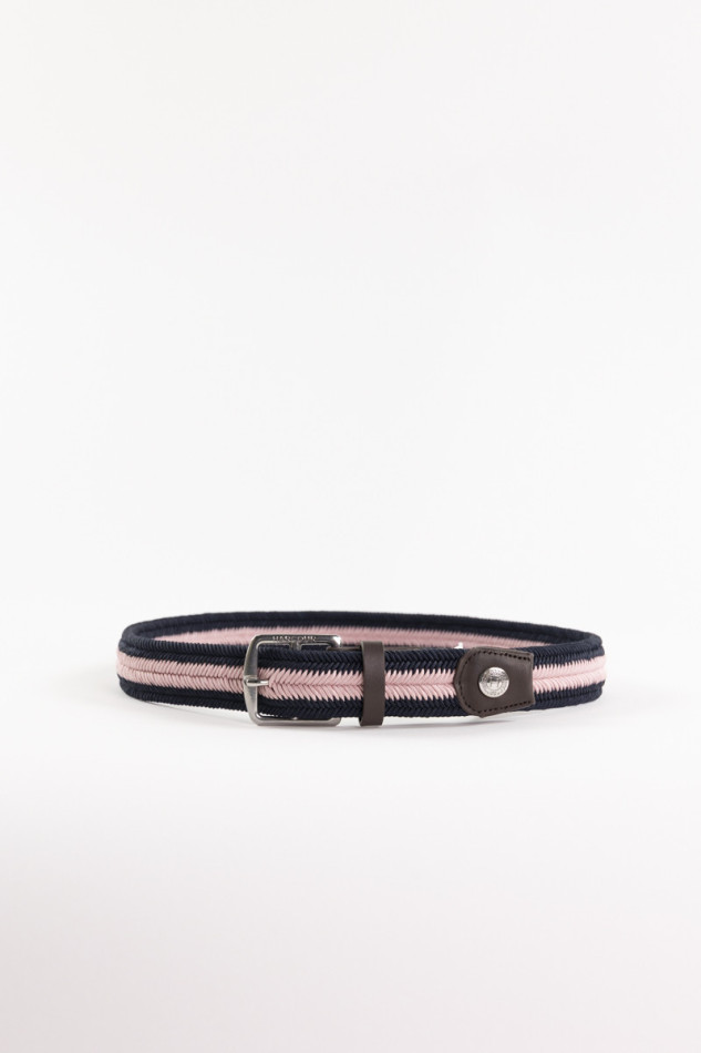 Bana Belt - Navy/Light pink
