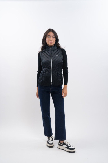 Agnes Sleeveless Bodywarmer - Black