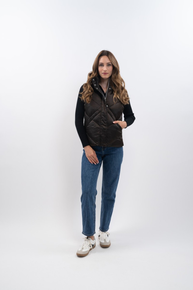 Auxane Gilet sans manches - Cacao