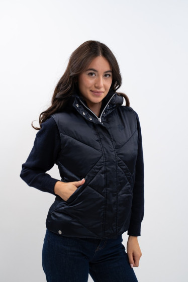 Rebeca sin mangas Auxane - Azul marino