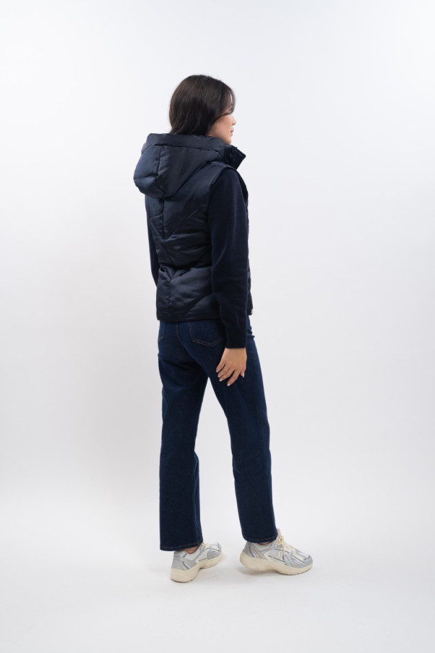 Auxane Gilet senza maniche - Blu navy