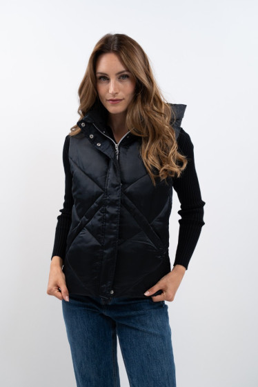 Chaleco sin mangas Auxane - Negro