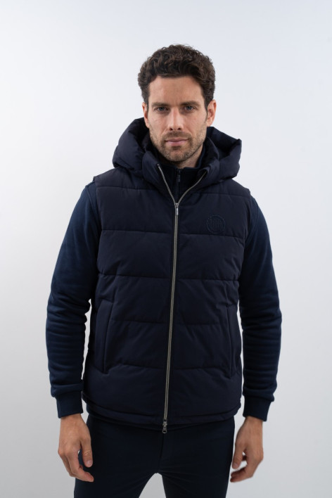 Aubin Mouwloos Gilet - Marine