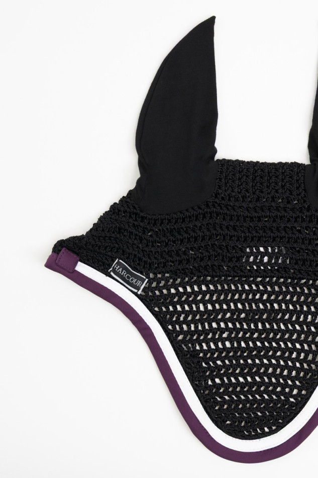 Feeby Horse Flyveil - Black/Dark purple Feeby Horse Flyveil - Black/Dark purple