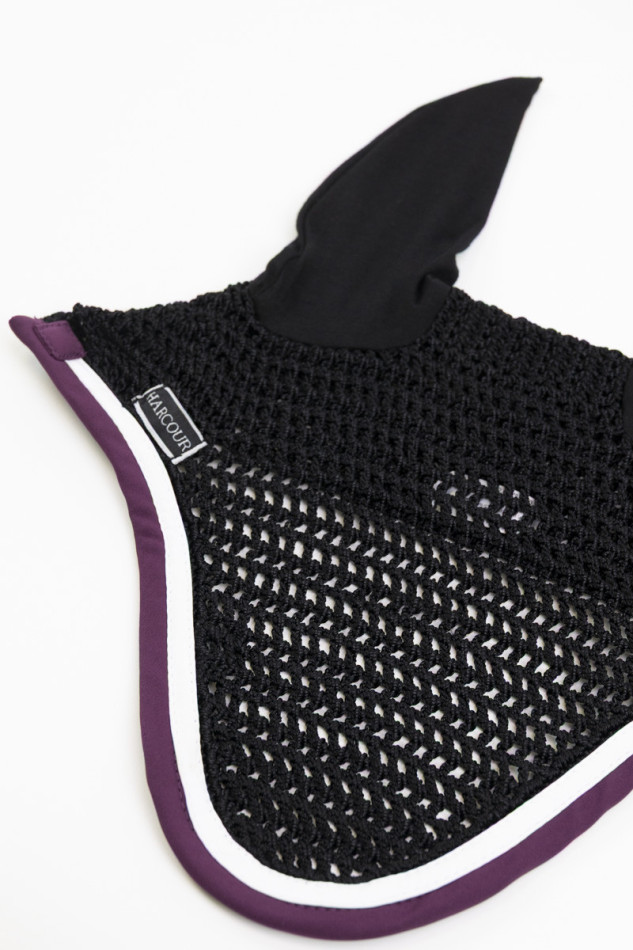 Feeby Bonnet Cheval - Black/Dark purple