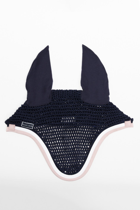 Feeby Bonnet Cheval - Navy/Light pink