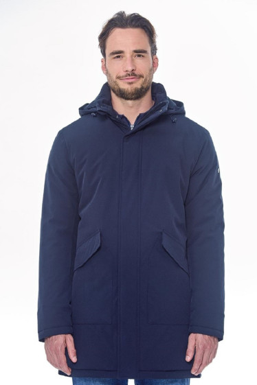 Paulin Parka larga - Azul marino