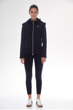 Hadar Giacca bi-materiali - Nero Hadar Giacca bi-materiali - Nero