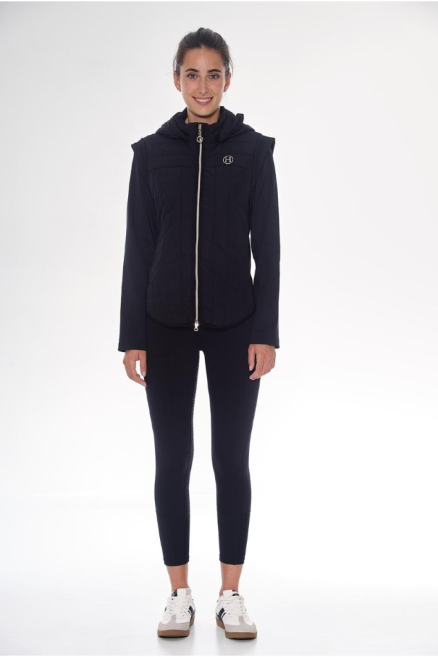 Hadar Veste bi-mati&egrave;res - Noir