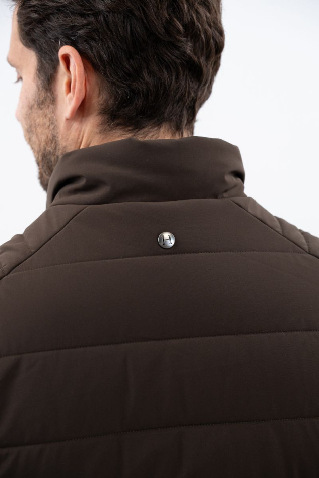 Boston Sleeveless Jacket - Cocoa