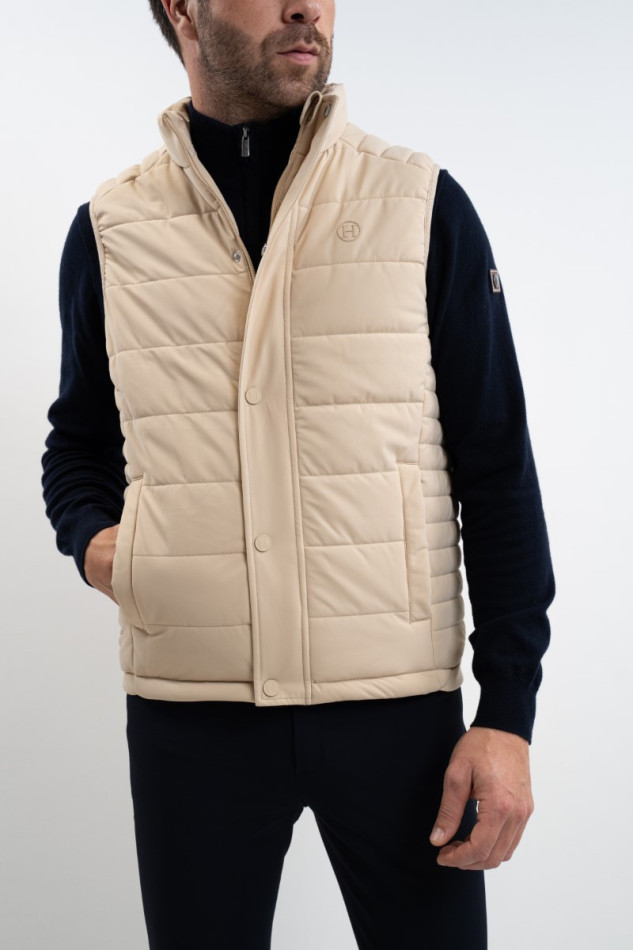 Boston &Auml;rmellose Jacke - Leinen