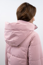 Adele Kurzer Parka - Navy/Light pink Adele Kurzer Parka - Navy/Light pink