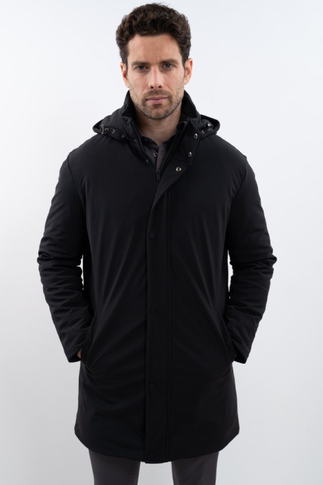Achille Parka Quente - Preto