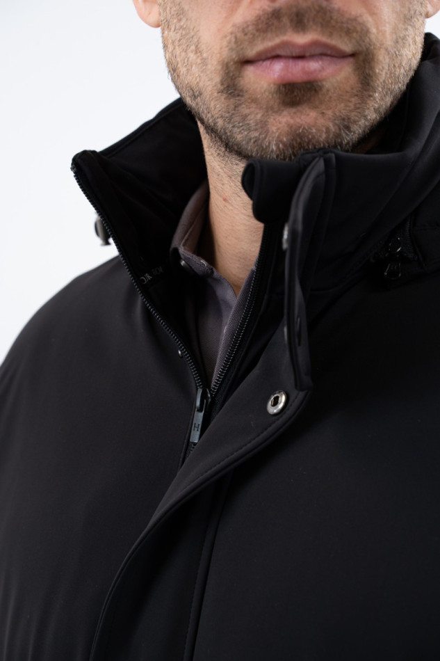 Achille Parka Quente - Preto