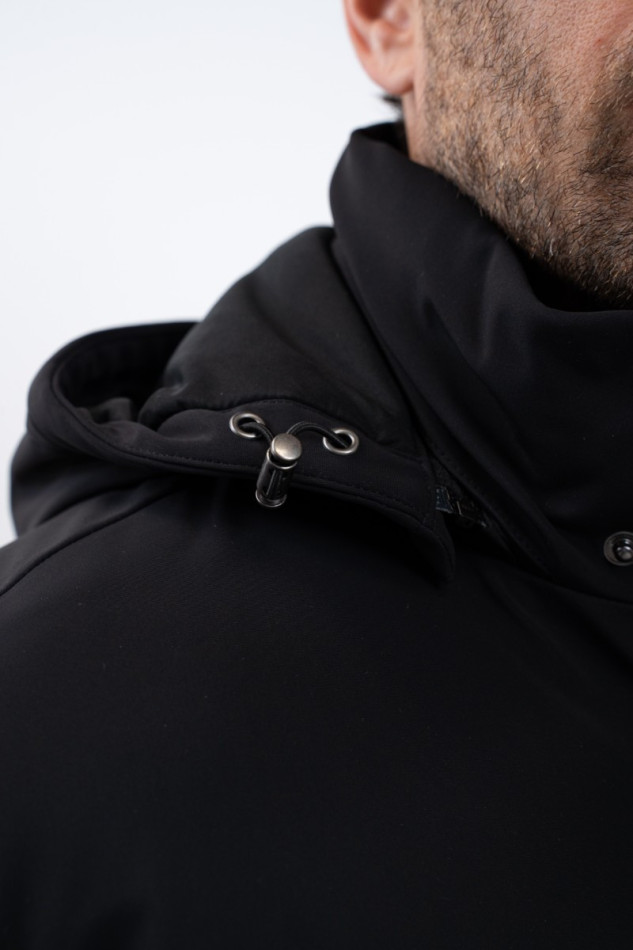 Achille Parka Quente - Preto