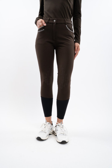 Jaipur Fleece-Hose Reiten - Kakao