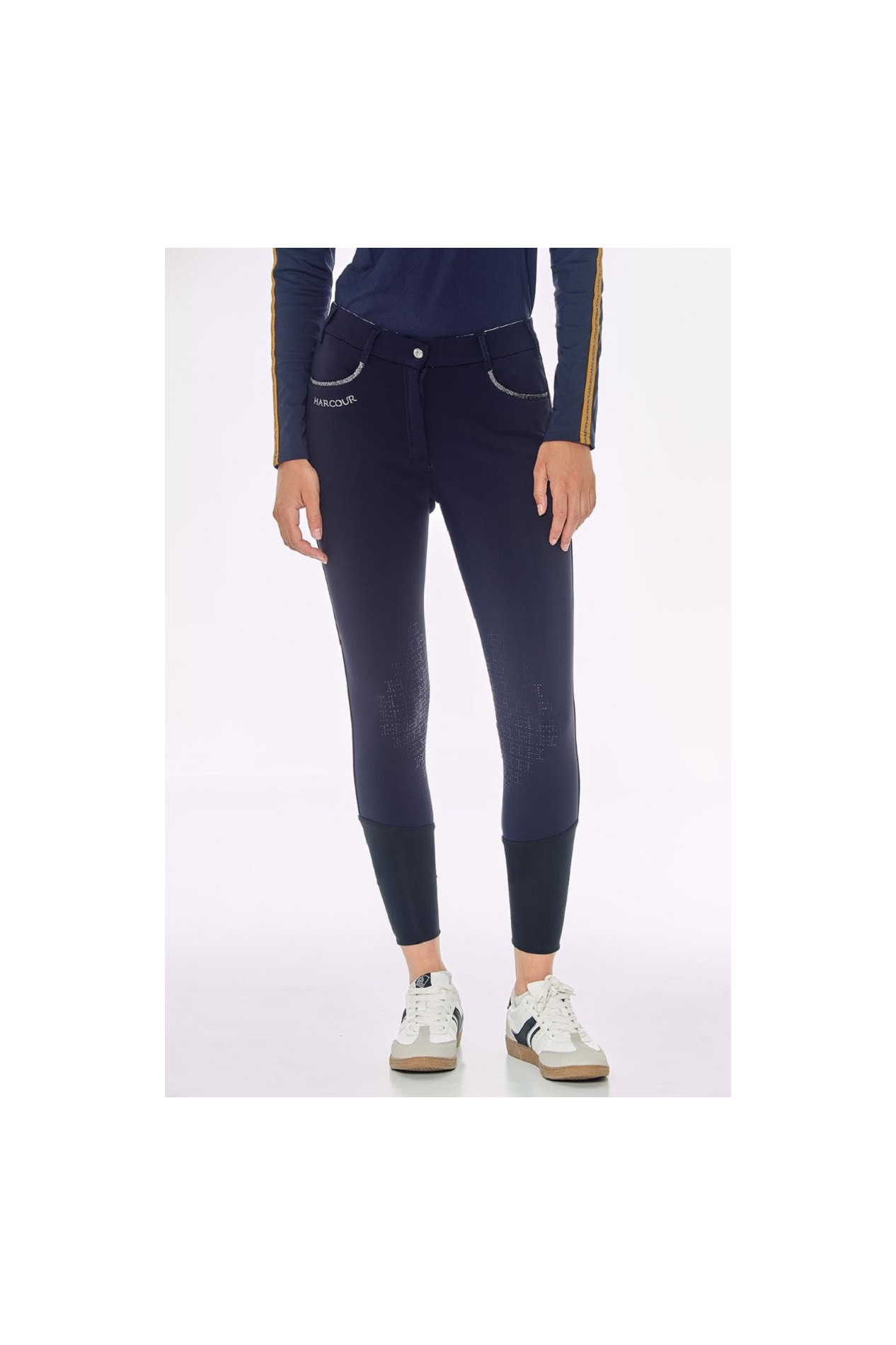 Jaipur Pantalon polaire équitation - Marine