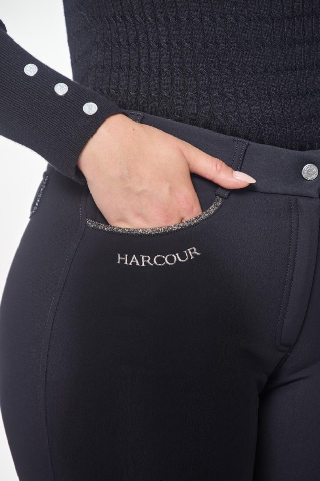 Jaipur Pantalon polaire &eacute;quitation - Noir