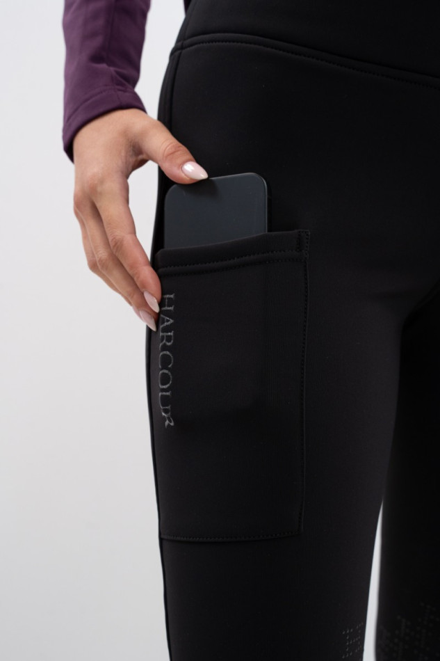 Lili Fleece Legging - Black