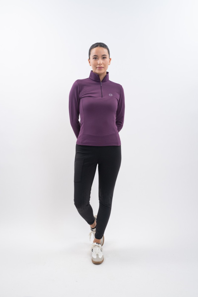 Lili Fleece Legging - Black