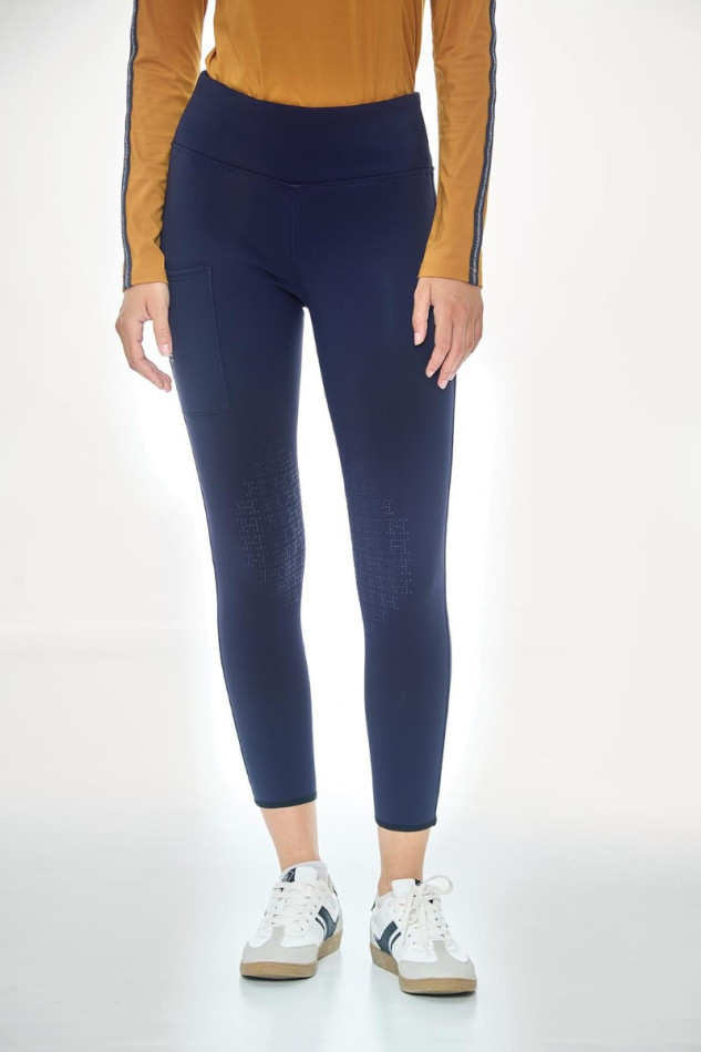 Lili Fleece Legging - Navy