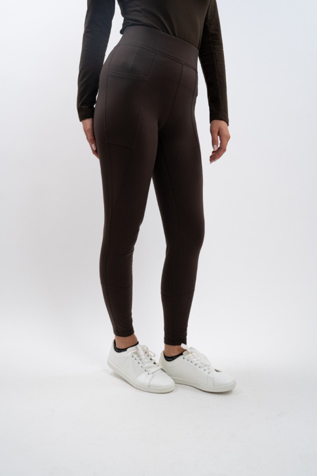 Anaelle Legging polaire - Cacao
