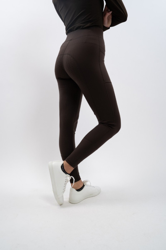 Anaelle Legging fleece - Cocoa