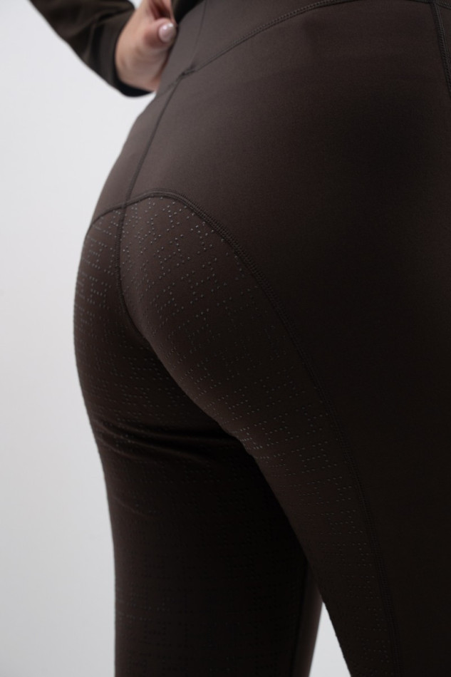 Anaelle Legging fleece - Cocoa