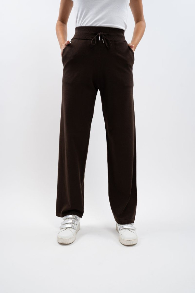 Andrea Knitted jogging suit - Cocoa