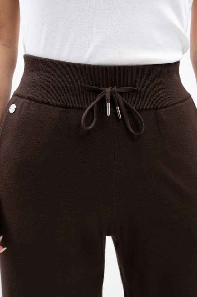 Andrea Knitted jogging suit - Cocoa