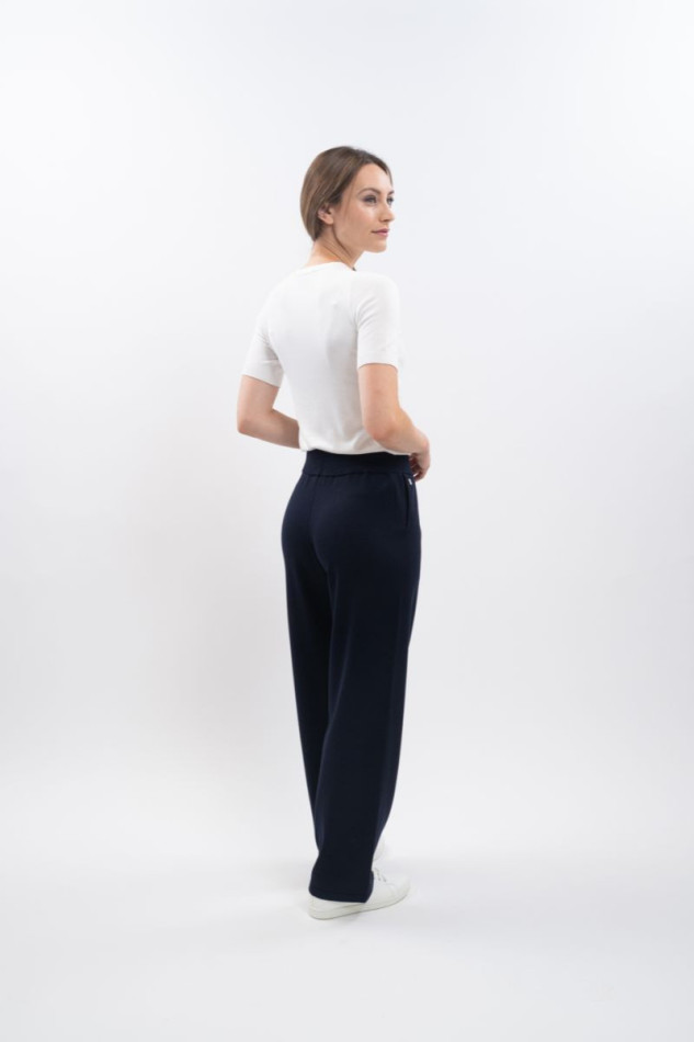 Andrea Jogginganzug aus Strick - Marineblauw