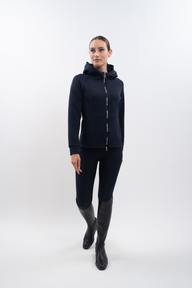 Ava Women's technical zip-up sweatshirt - Navy