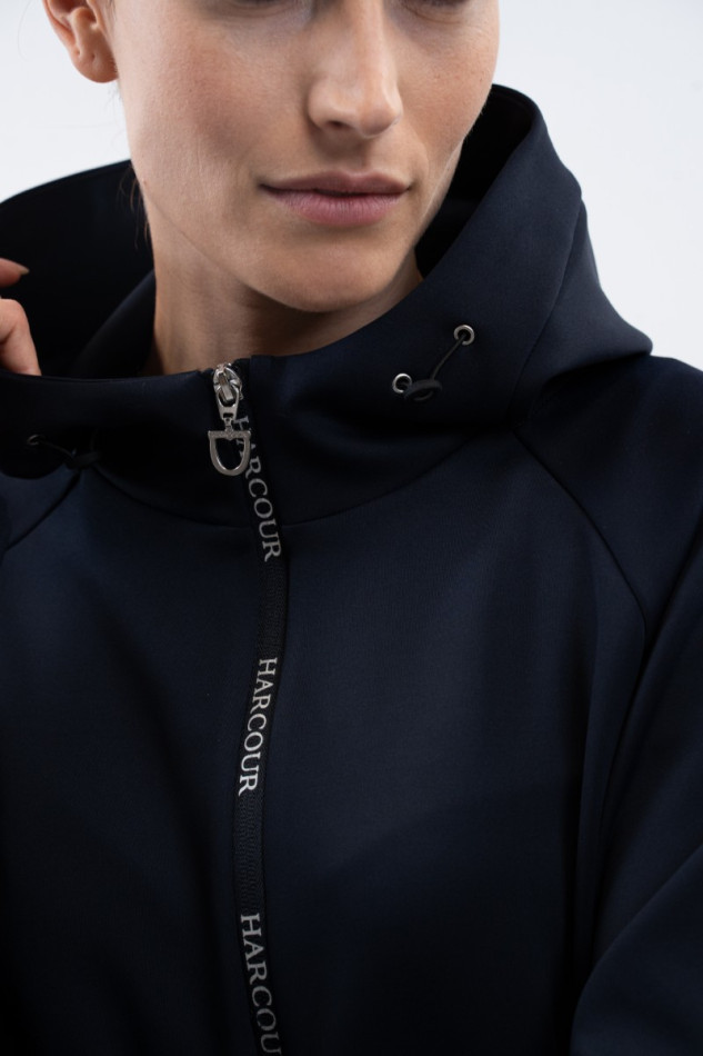 Ava Women's technical zip-up sweatshirt - Navy