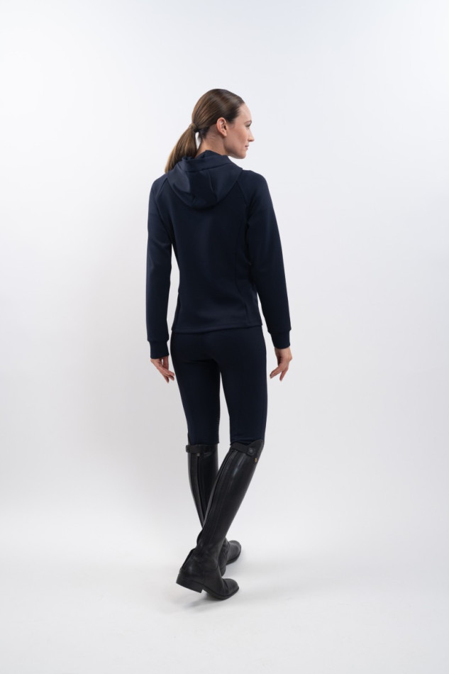 Ava Women's technical zip-up sweatshirt - Navy