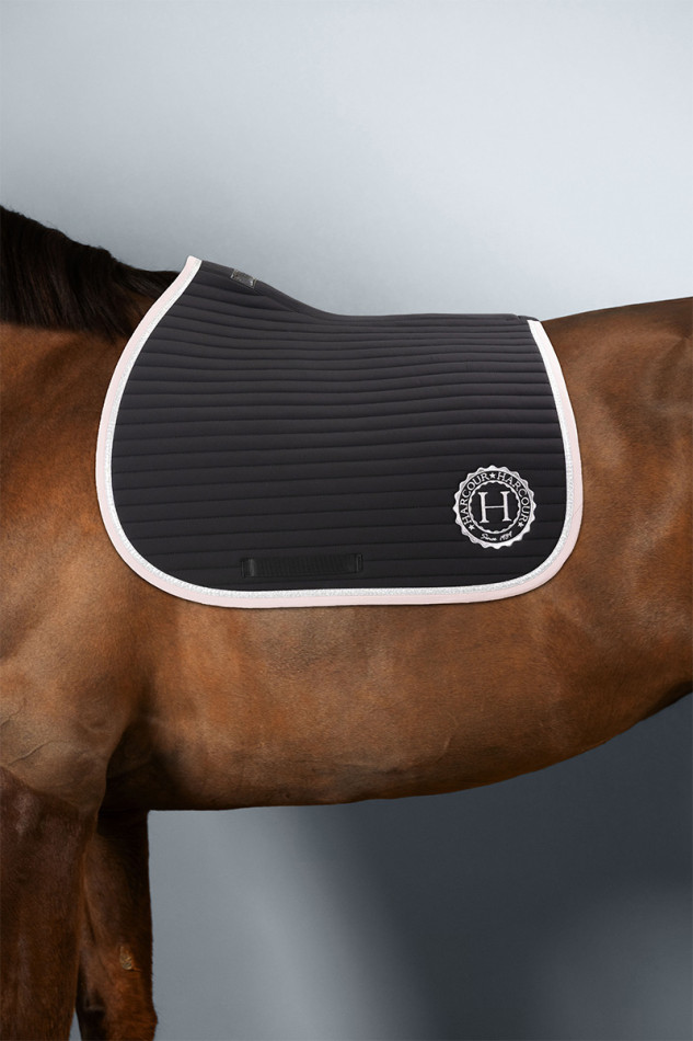 Karembar Rider Saddle Pad - Black/Light pink
