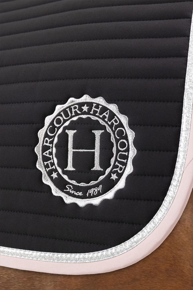 Karembar Rider Saddle Pad - Black/Light pink