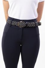 Charline Versailles elastic belt - Navy/Light Gold Charline Versailles elastic belt - Navy/Light Gold