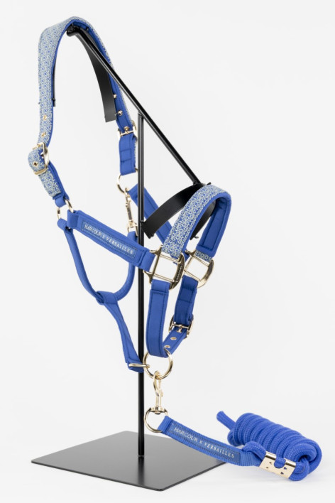 Maximin Halter and Lead Rope Versailles - Marine (Navy)