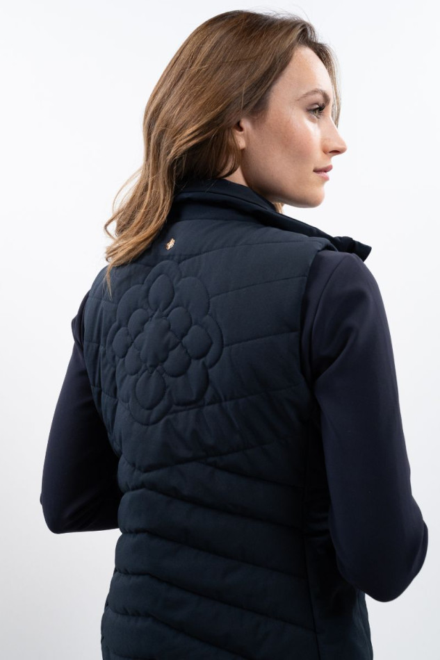 Leonie Gilet senza maniche Donna Versailles - Marine (Navy) Leonie Gilet senza maniche Donna Versailles - Marine (Navy)
