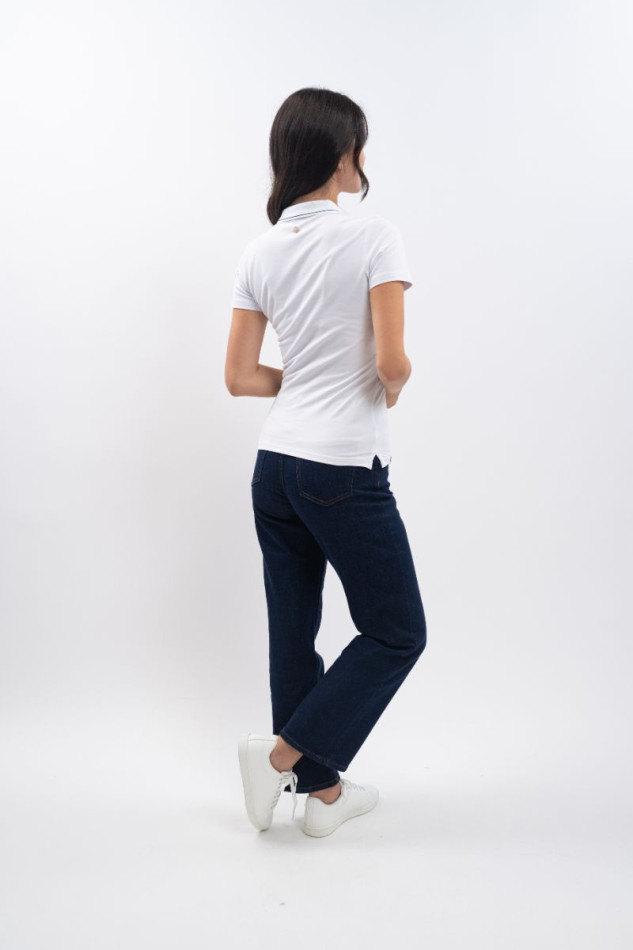 Gasparine Polo Femme Versailles - Blanc (White)