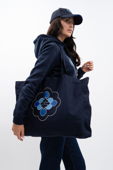 Leonor Tote bag Versailles- Marine
