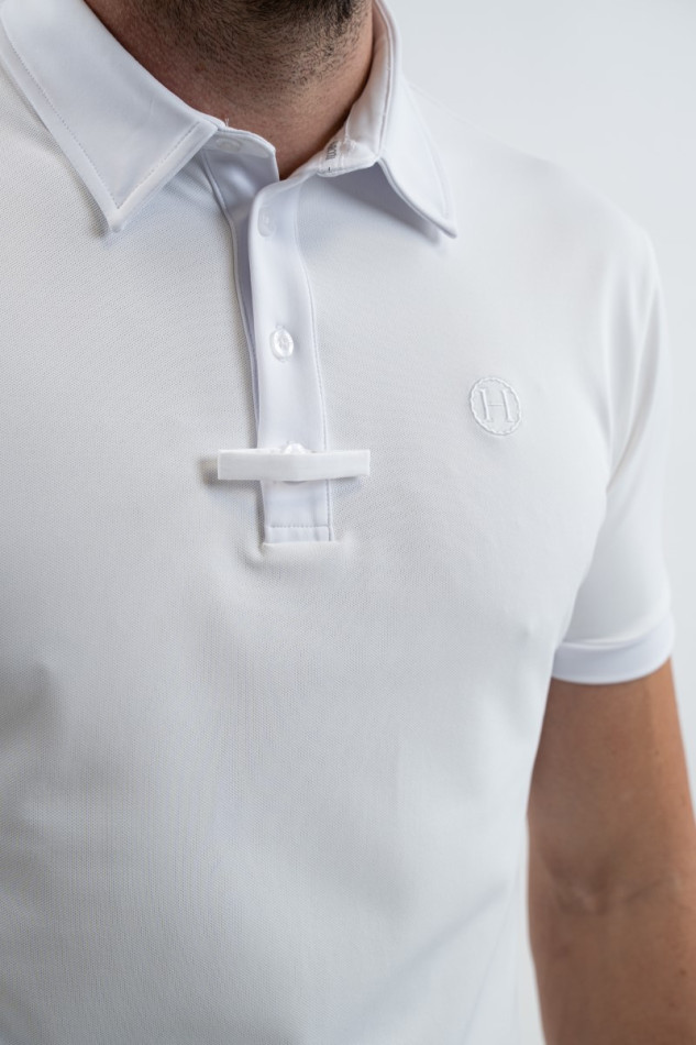 Preston Polohemd - Wei&szlig;