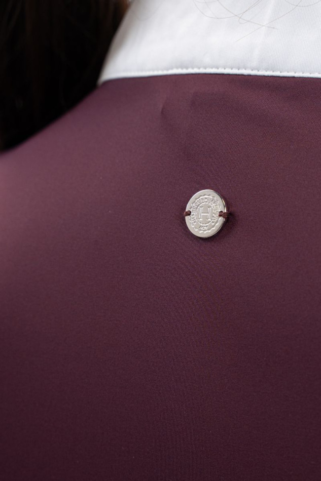 Shine Wedstrijdpolo - Aubergine