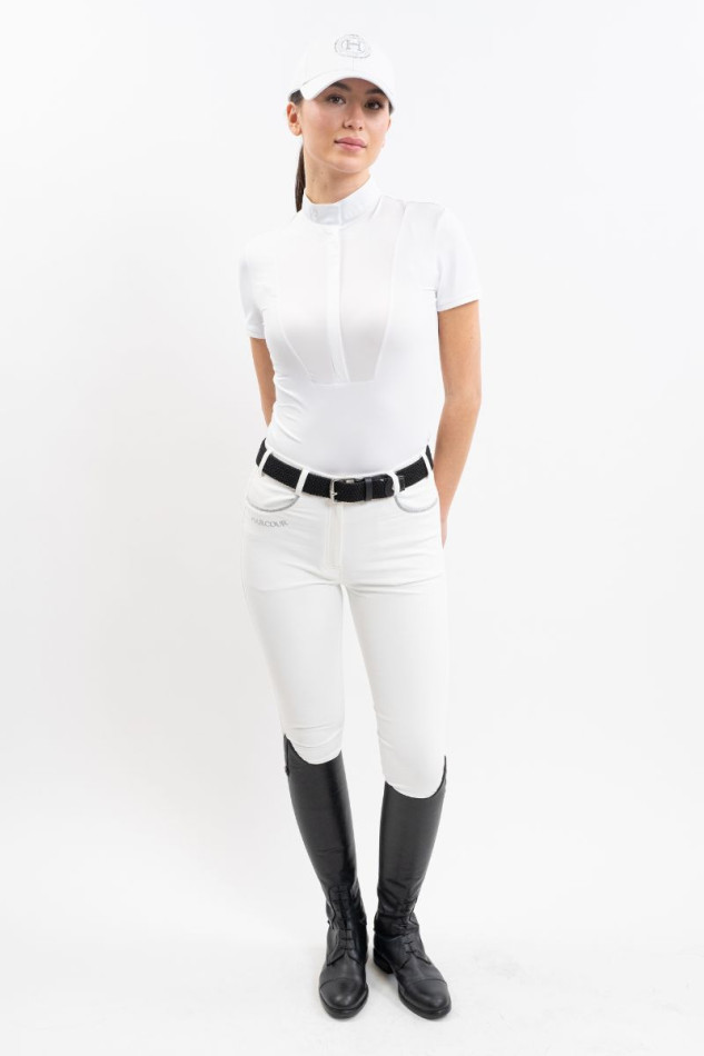 Shine Polo de concours - Blanc
