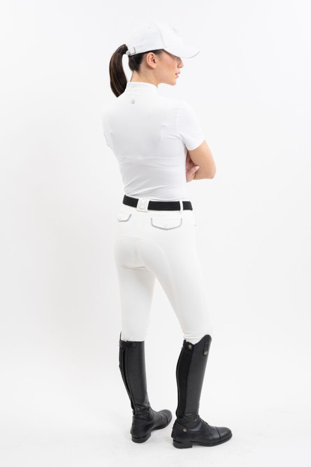 Shine Wedstrijdpolo - Wit