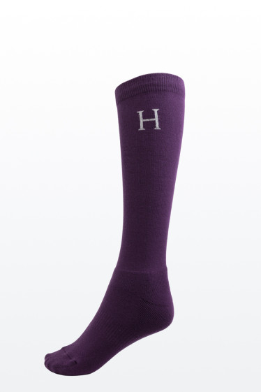 Sanane Socks (x 1 pair) - Fig (Dark purple)