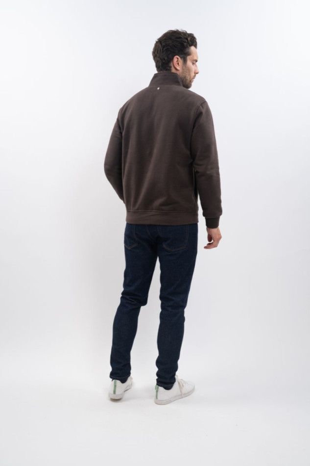 Swabo Sweatshirt Mann - Cacao (Dark brown)