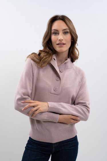 Alice Women's Peony Sweater (Light pink)