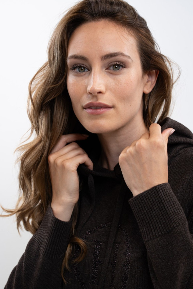 Aurelia Sweat maille Feminino - Cacao (Dark brown)